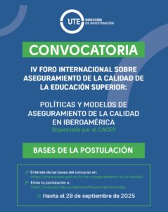 IV Foro Internacional sobre Aseguramiento de la Calidad de la Educación Superior
