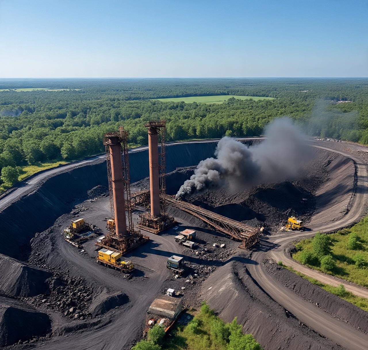 La gran producción y consumo de carbón ha causado problemas ambientales a nivel mundial como fuente de producción de energía, con efectos irreparables en el suelo, el agua y el ecosistema.