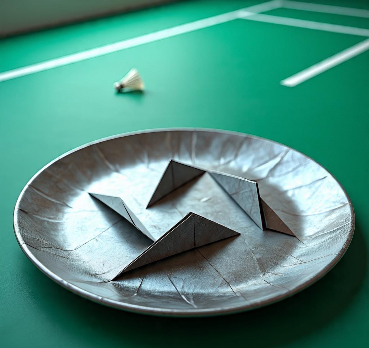 modelo de espesor estirable para presentar un análisis de frecuencia de una placa compuesta aplicable a una cancha de bádminton, reforzada con grafeno origami.