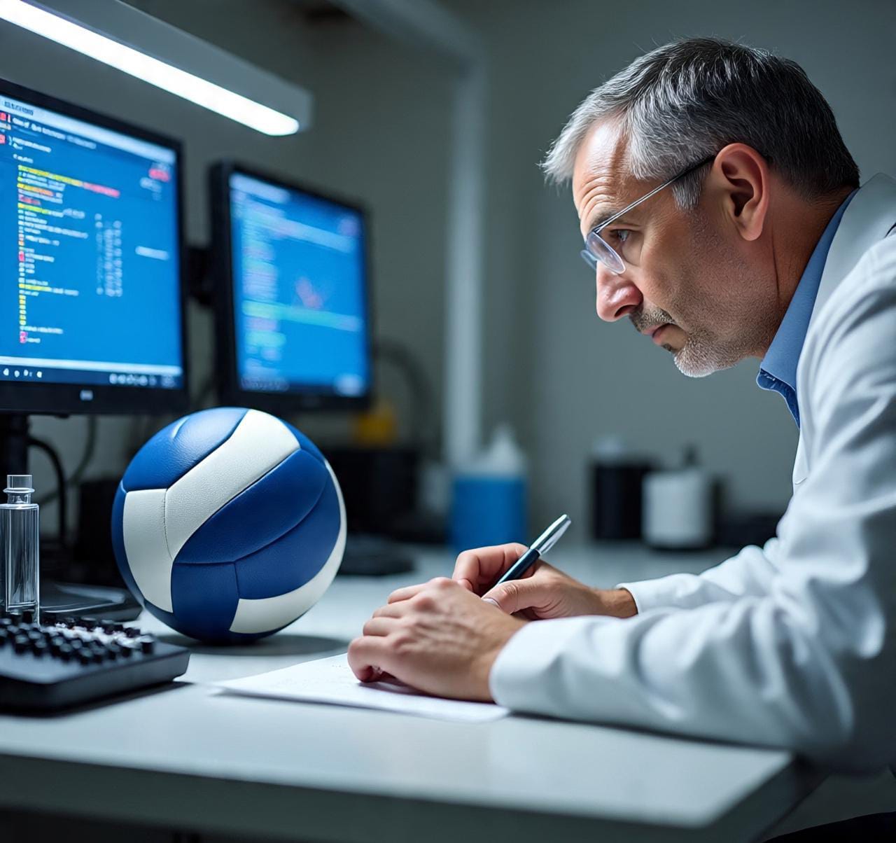 Research on applicable sensor for solving the volleyball sport problem using smart nanomaterial based on dynamic simulation