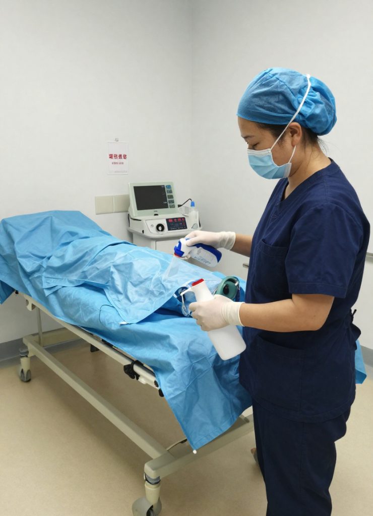 desinfección de espacios quirúrgicos